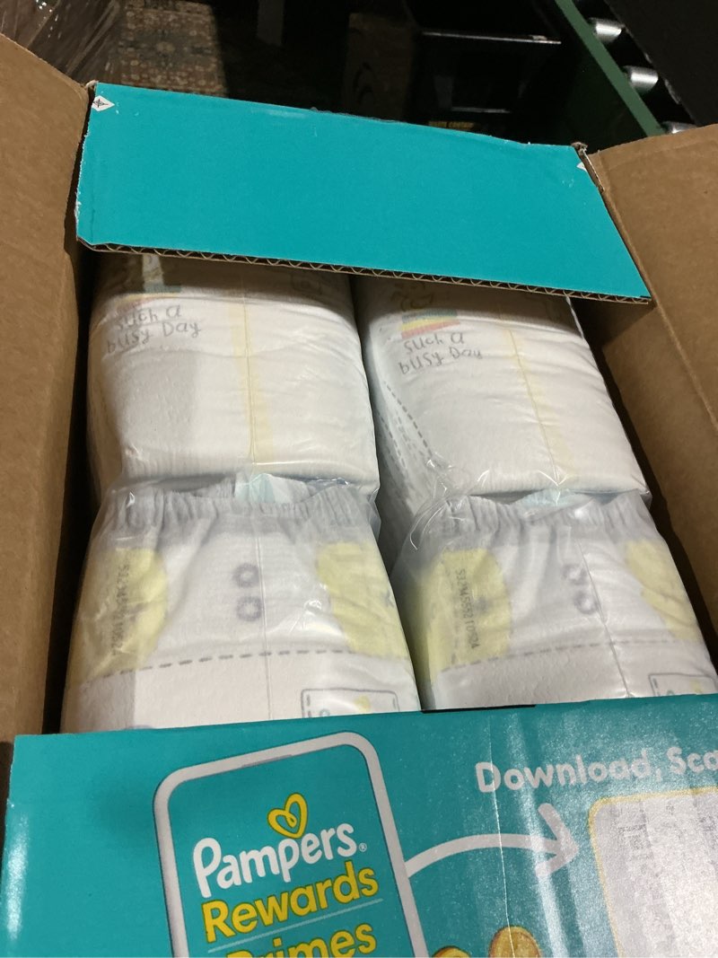 Condition photo showing Good Condition for Pampers Swaddlers Diapers, Size 2 (10-22 lbs), 148 Count, Absorbent, Keeps Baby Dry and Comfortable, Skin Safe Disposable Baby Diaper Size 2 148