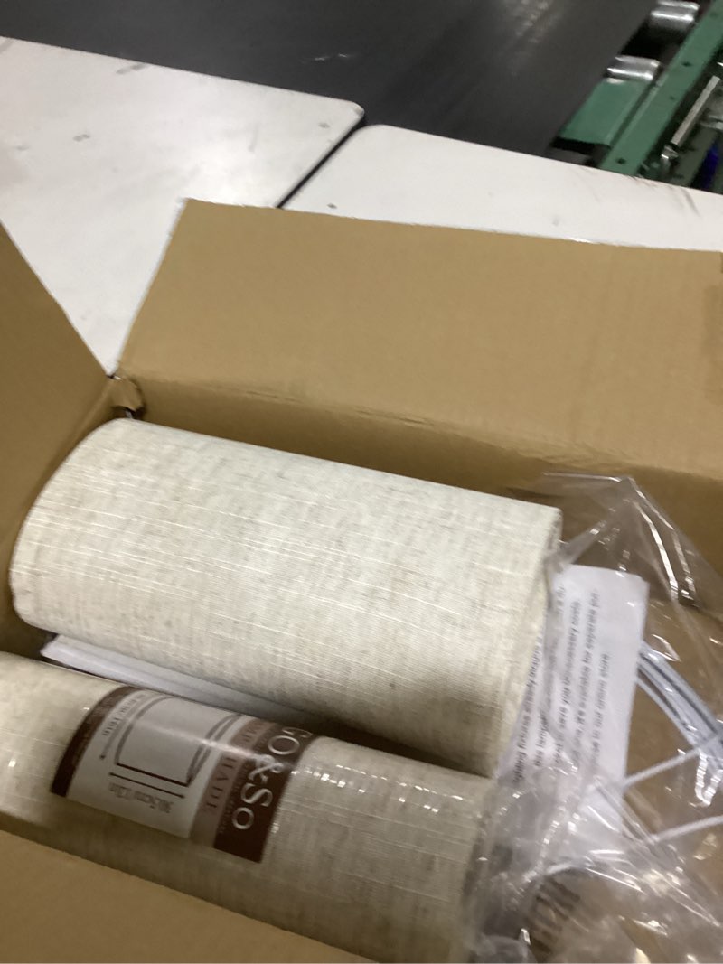 Condition photo showing New/Like New for large drum lamp shades set of 2 oatmeal linen lampshade 16" top x 16" bottom x 10" high (spider) farmhouse lampshade for table & floor lamp - lampshades replacement by go&so 16*16*10 inch-2 pack oatmeal linen