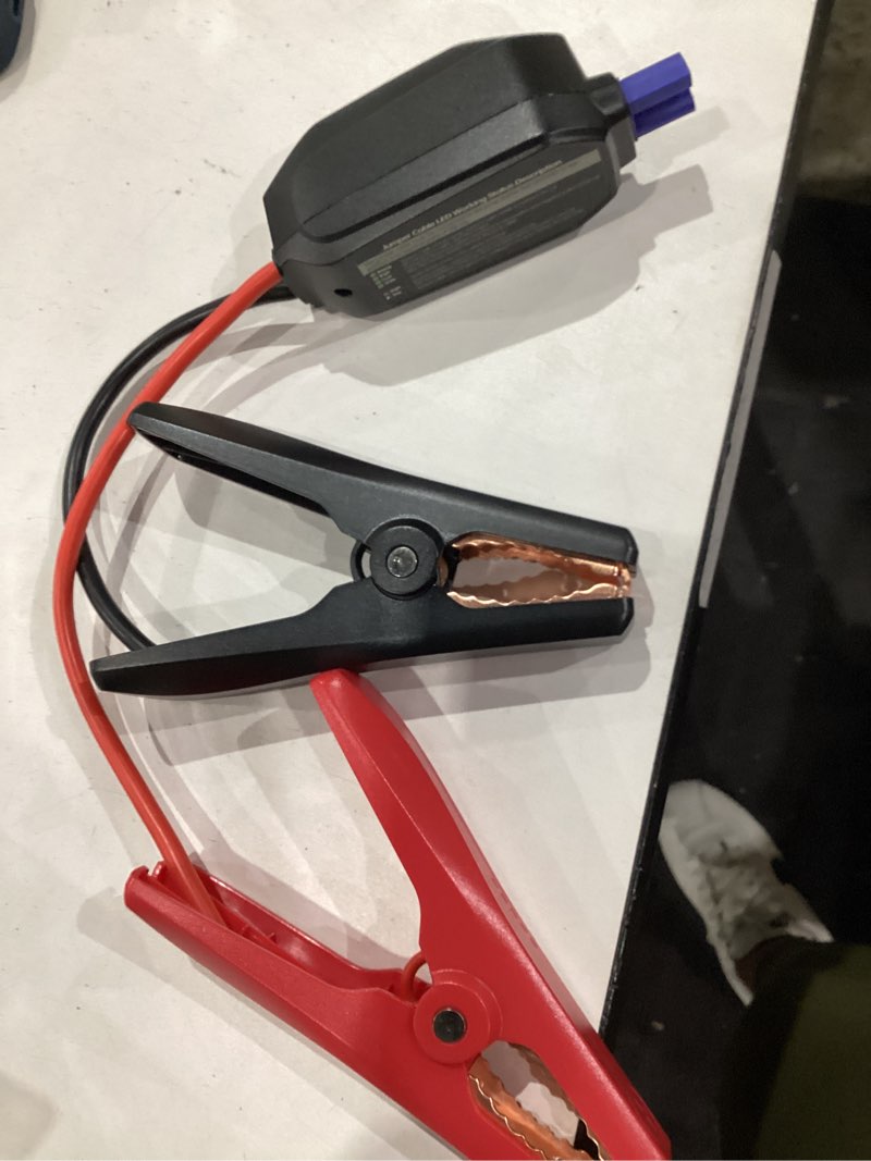 Condition photo showing Good Condition for nexpow smart jump starter clamps, heavy-duty jumper starter clamps, 12v automotive portable emergency booster jumper starter booster clamp cables, suitable for t11f, q10s, q11,q9b, x7