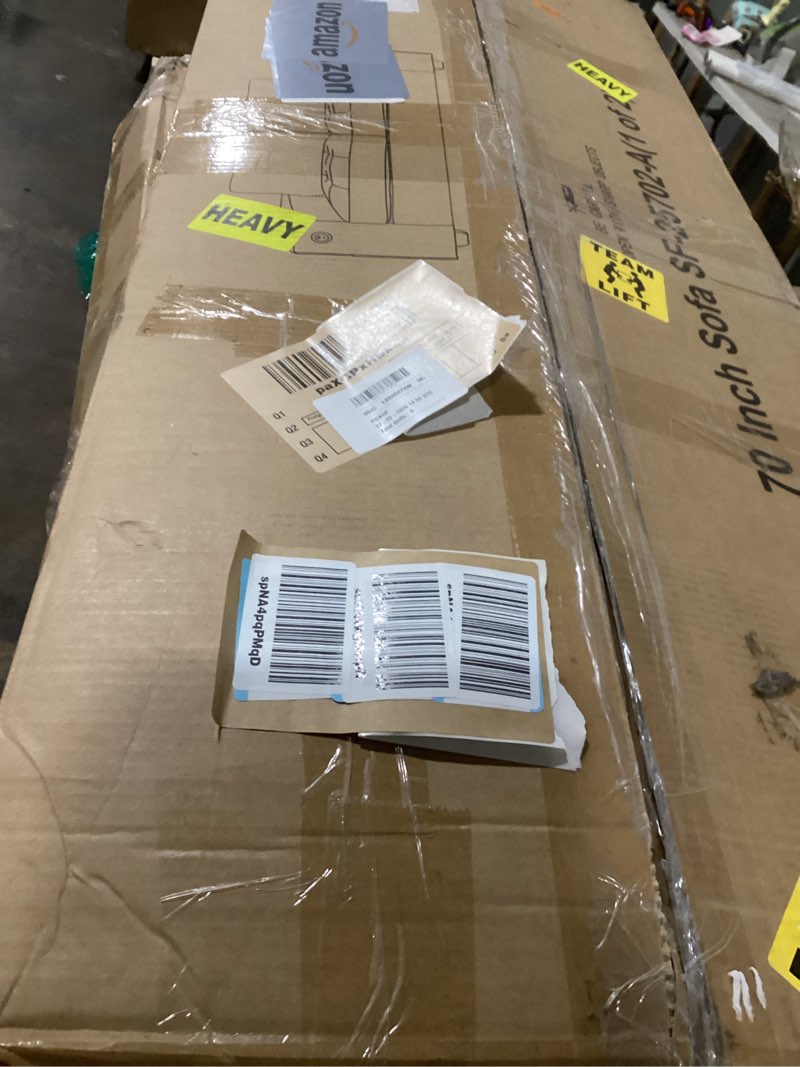 Condition photo showing Good Condition for (INCOMPLETE )Garvee 71\\\" Chenille Fabric Sofa Modern Comfort Sofa with USB/Type-C Ports, Deep Seat Cushions, Remov