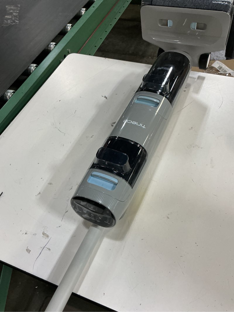 Condition photo showing As Is for tineco go h2o sense floor washer with mess detection cordless wet/dry stick vacuum cleaner