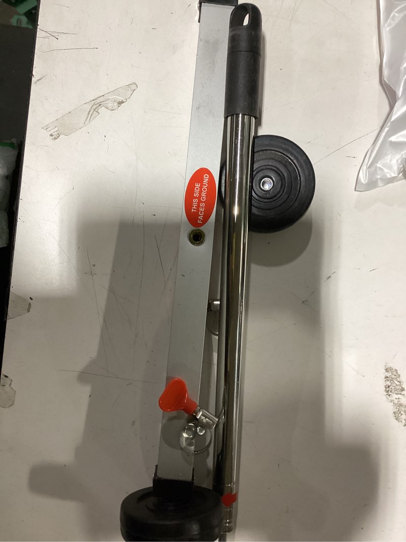 Condition photo showing As Is for Toolwiz Magnetic Pick Up Sweeper 17-inch Heavy Duty Magnet Pickup Lawn Sweeper Roofing Tools, 8.8 Lbs Yard Magnet with Telescoping Holder and Wheels to Pick Up Nails Magnetic Sweeper for Construction 17 Inches