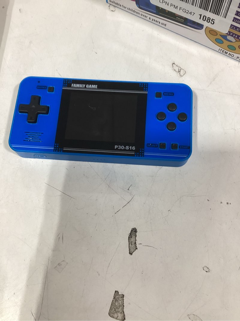 Condition photo showing Good Condition for Handheld Game for Kids -Preloaded 220 Retro Video Games, Portable Gaming Player with Rechargeable Battery 3.0" LCD Screen, Mini Arcade Electronic Toy Gifts for Boys Girls (Blue)