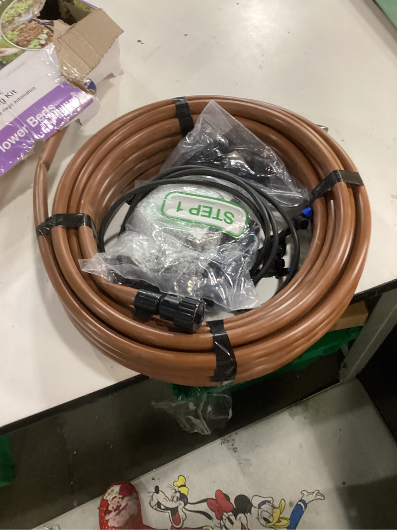 Condition photo showing Good Condition for raindrip sdfsth1p automatic drip irrigation watering kit with timer for flowers, shrubs, and trees, waters up to 10 plants, includes timer with customizable settings, 2 gph drippers