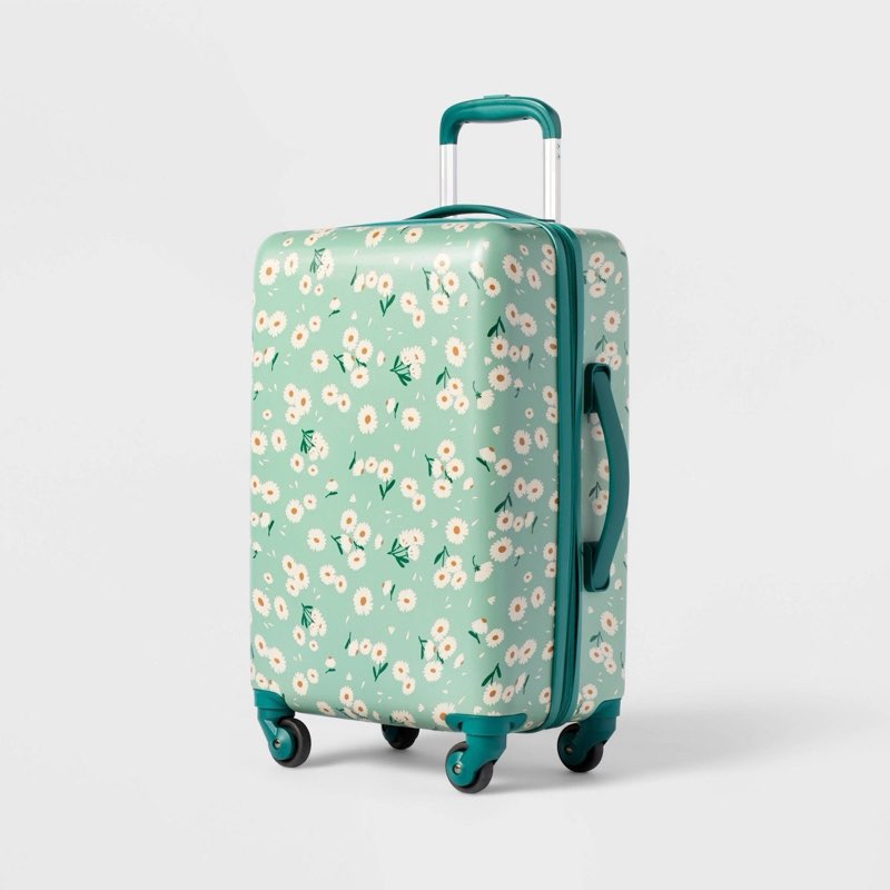 kids' hardside carry on spinner suitcase daisy - cat & jack™?