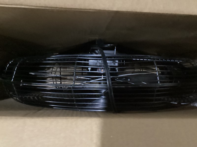 Condition photo showing Good Condition for utilitech 20-in 120-volt 3-speed high velocity indoor black floor fan