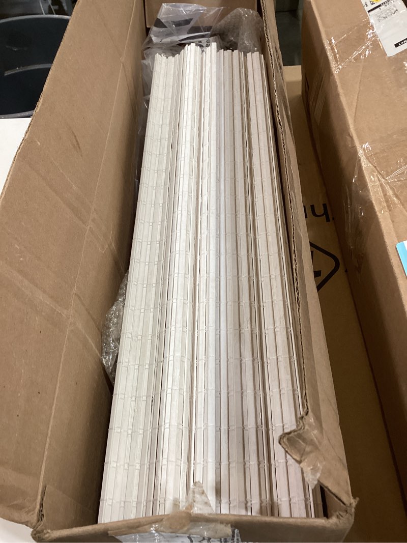 Condition photo showing Good Condition for cordless bamboo roman shades