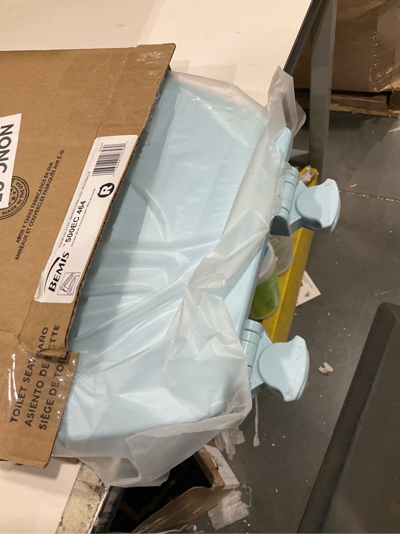 Condition photo showing Good Condition for Bemis 500EC 464 500EC464 Toilet Seat, 1 Pack Round, Dresden Blue