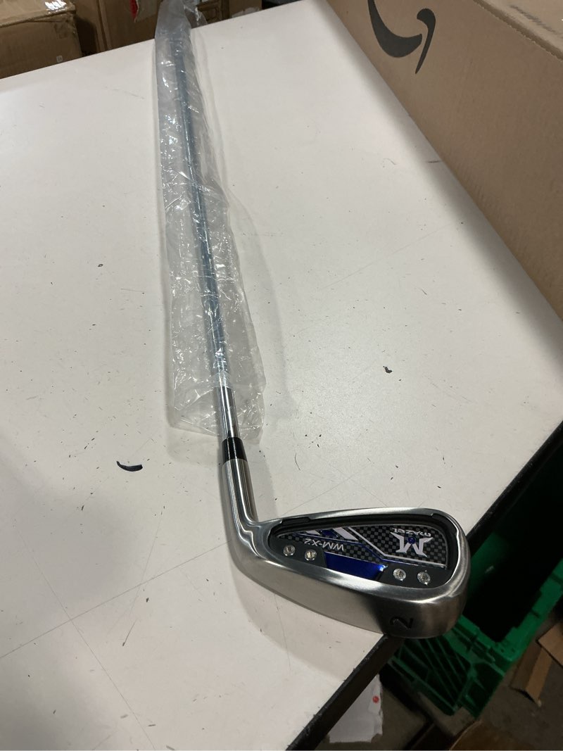 Condition photo showing Good Condition for mazel wm-x1/2 individual men golf club irons 1,2,3,4,5,6,7,8,9,pitching wedge,approach wedge,sand wedge with graphite/steel shafts for right handed right 2024 model, steel, silver stiff 1 iron