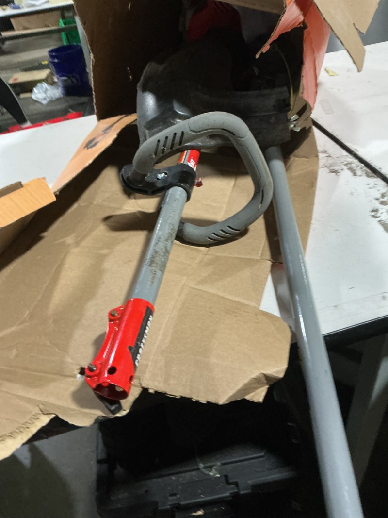 Condition photo showing As Is for craftsman ws2200 25-cc 2-cycle 17-in straight shaft attachment capable gas string trimmer