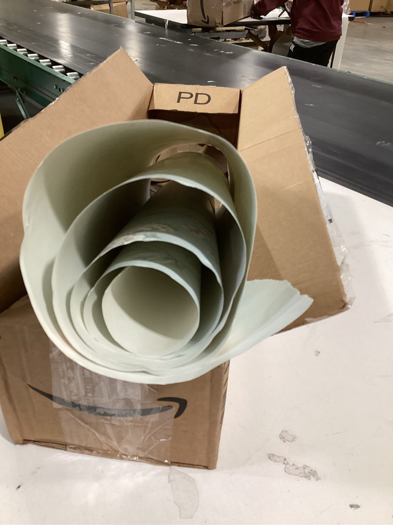 Condition photo showing As Is for NuWallpaper Chinoiserie Garden Robins Egg Peel and Stick Wallpaper, NUS6364