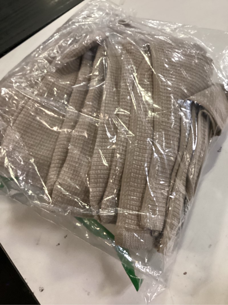 Condition photo showing As Is for Homaxy Premium Kitchen Towels(18”x 28”, 6 Pack), Large Cotton Kitchen Hand Towels, Flat and Terry Dish Towels, 380 GSM Highly Absorbent Tea Towel Set with Hanging Loop, Khaki Khaki 6-pack