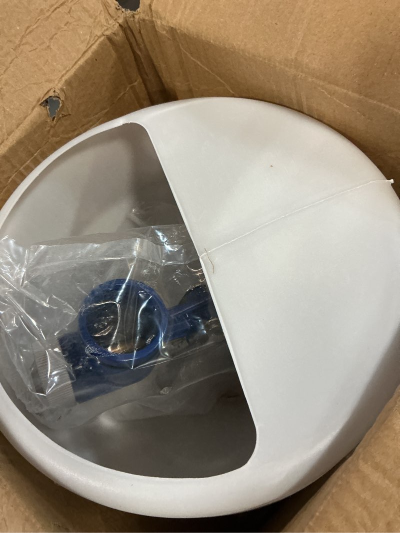 Condition photo showing Good Condition for drywall wall sprayer,air hopper spray gun 1.5 gallon paint texture tool with 3 nozzle for stucco mud or popcorn on walls and ceiling,knockdown blue