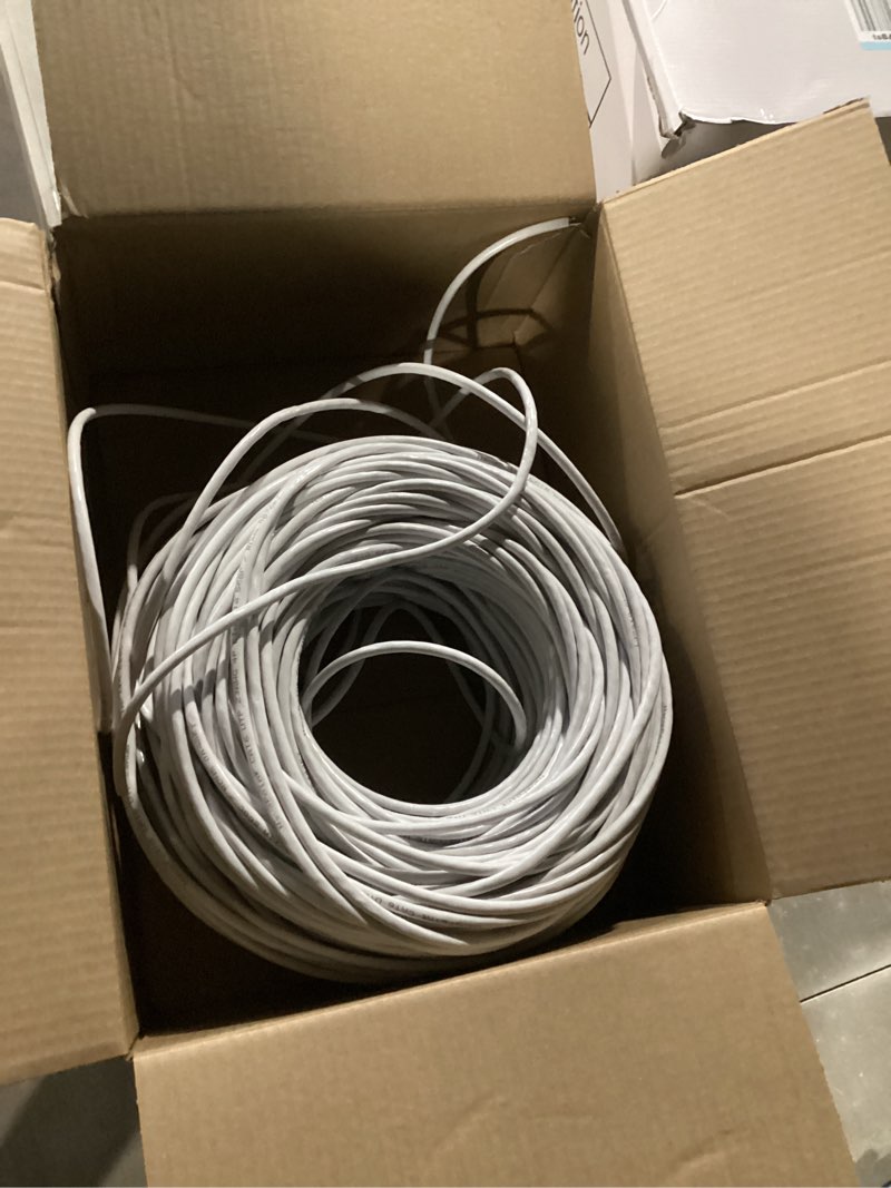 Condition photo showing Good Condition for navepoint 500ft in wall audio speaker cable wire cl2 16/4 awg gauge 4 conductor bulk white