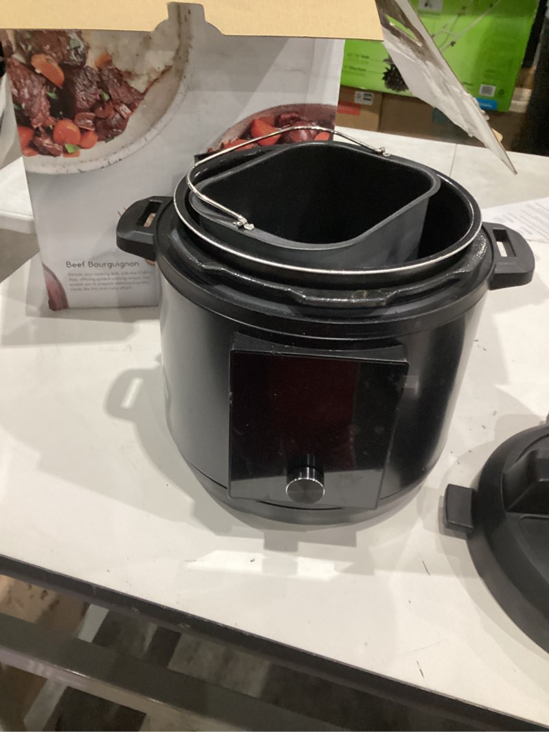 Condition photo showing As Is for chef iq smart pressure cooker with wifi and built-in scale - easy-to-use 10-in-1 multicooker with 500+ guided recipes - rice cooker, slow cooker, instant meals for foodies - 6 quart - family size iq cooker