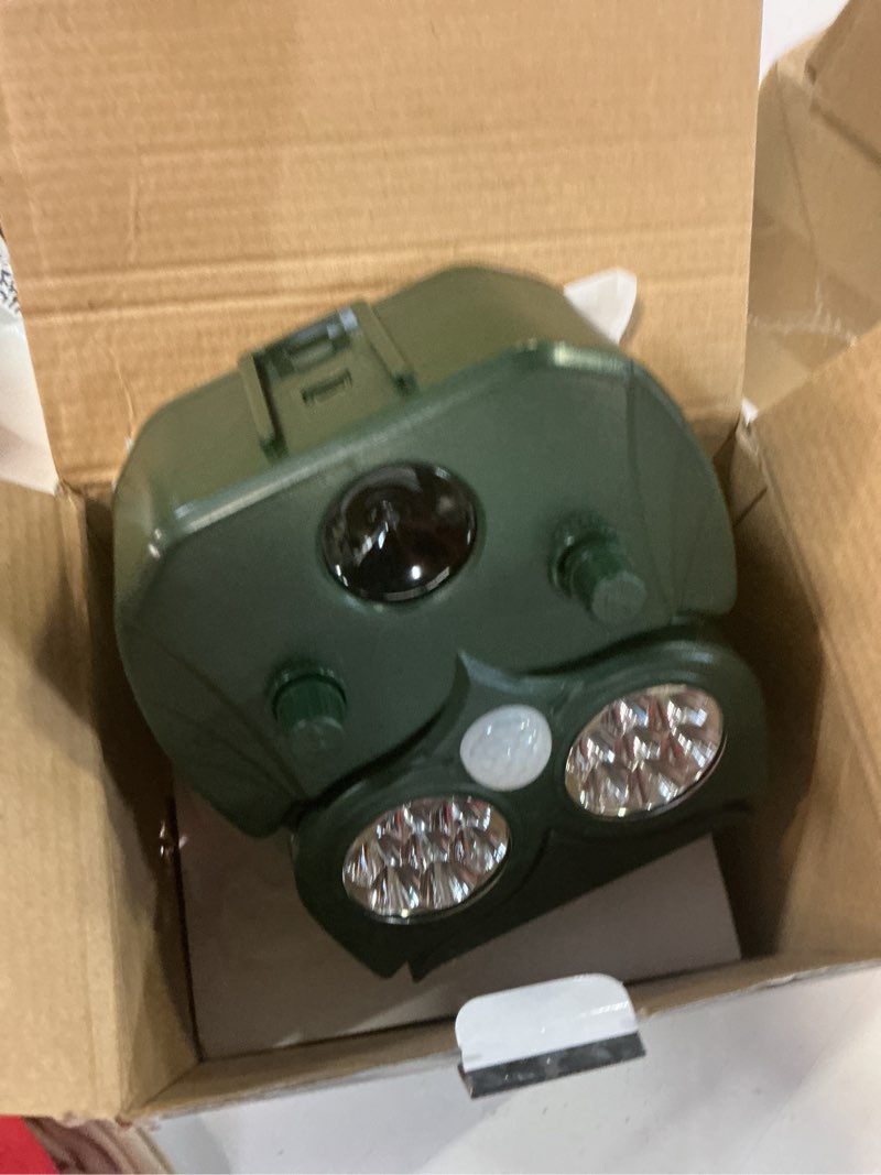 Condition photo showing New/Like New for 2 pack upgraded solar ultrasonic animal repellent outdoor, waterproof cat repellent outdoor, deer repellent with motion detection and led flash light,effectively scares animals out of yard and farm