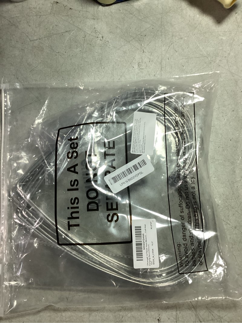 Condition photo showing New/Like New for Chuangdi 12 Pieces Heart Metal Dream Catcher Dreamcatcher Rings Heart Shaped Catcher Rings Macrame Hoop for Mother Birthday Valentine Day Wedding DIY Craft Wall Hanging Decor(10 Inch)