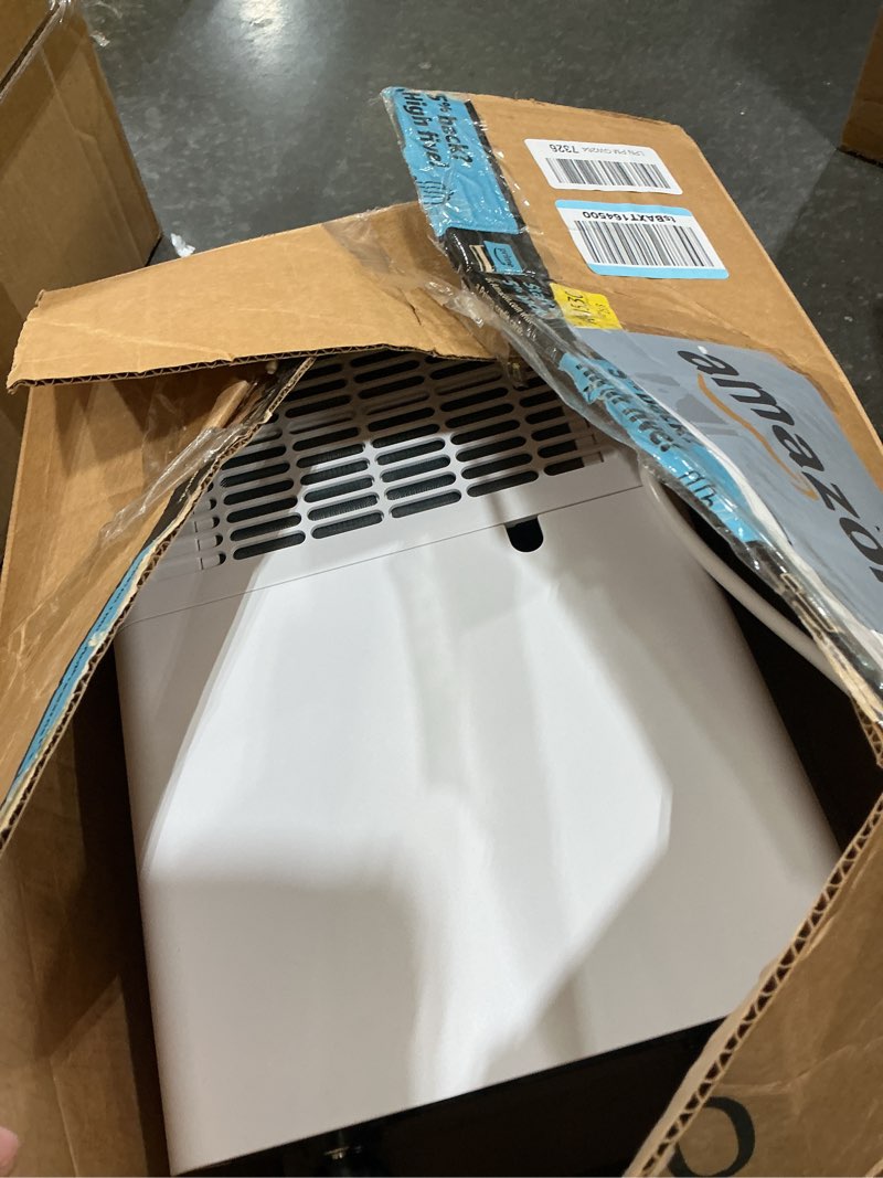 Condition photo showing Good Condition for 34 pints dehumidifier for basement, 2500 sq. ft dehumidifiers for home with drain hose, quiet dehumidifier for bedroom, bathroom, 24hr timer, 3-color indicator, auto defrost & child lock