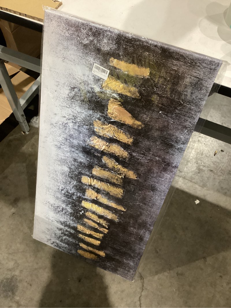 Abstract art(gold,black,white) 