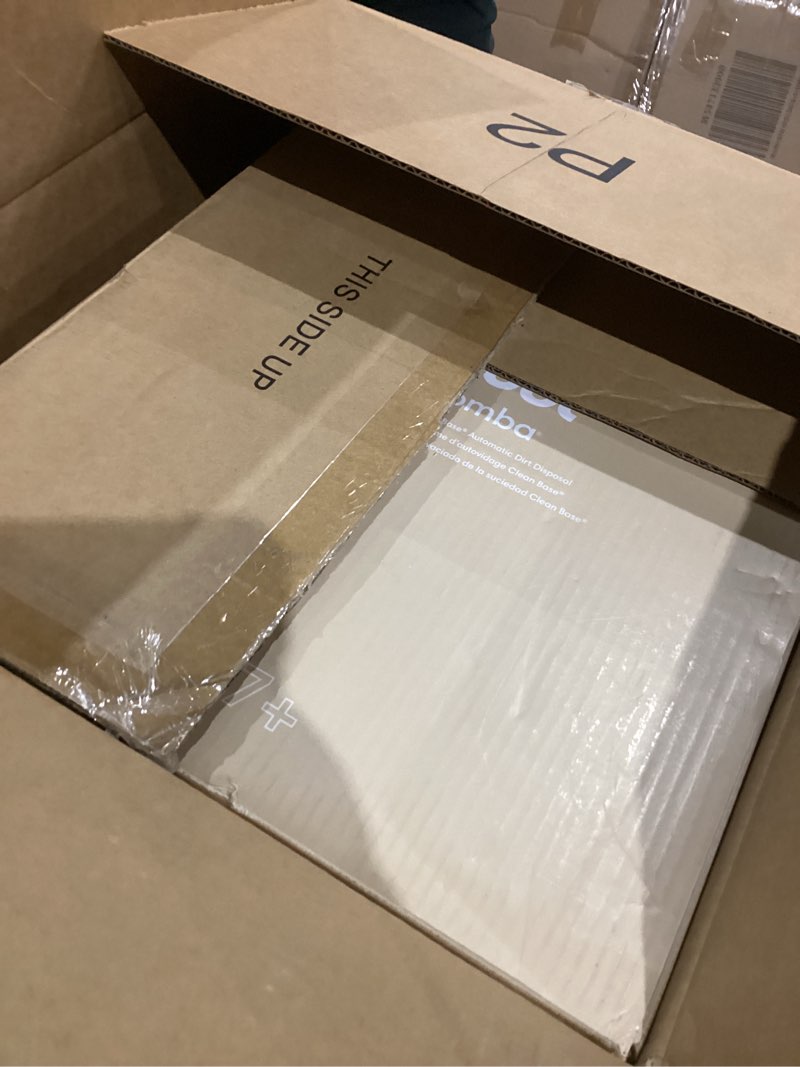 Condition photo showing As Is for iRobot Roomba j7+ (7550) Self-Emptying Robot Vacuum – Uses PrecisionVision Navigation to Identify & Avoid Objects Like Socks, Shoes, & Pet Waste, Smart Mapping, Self-Empty for Up to 60 Days