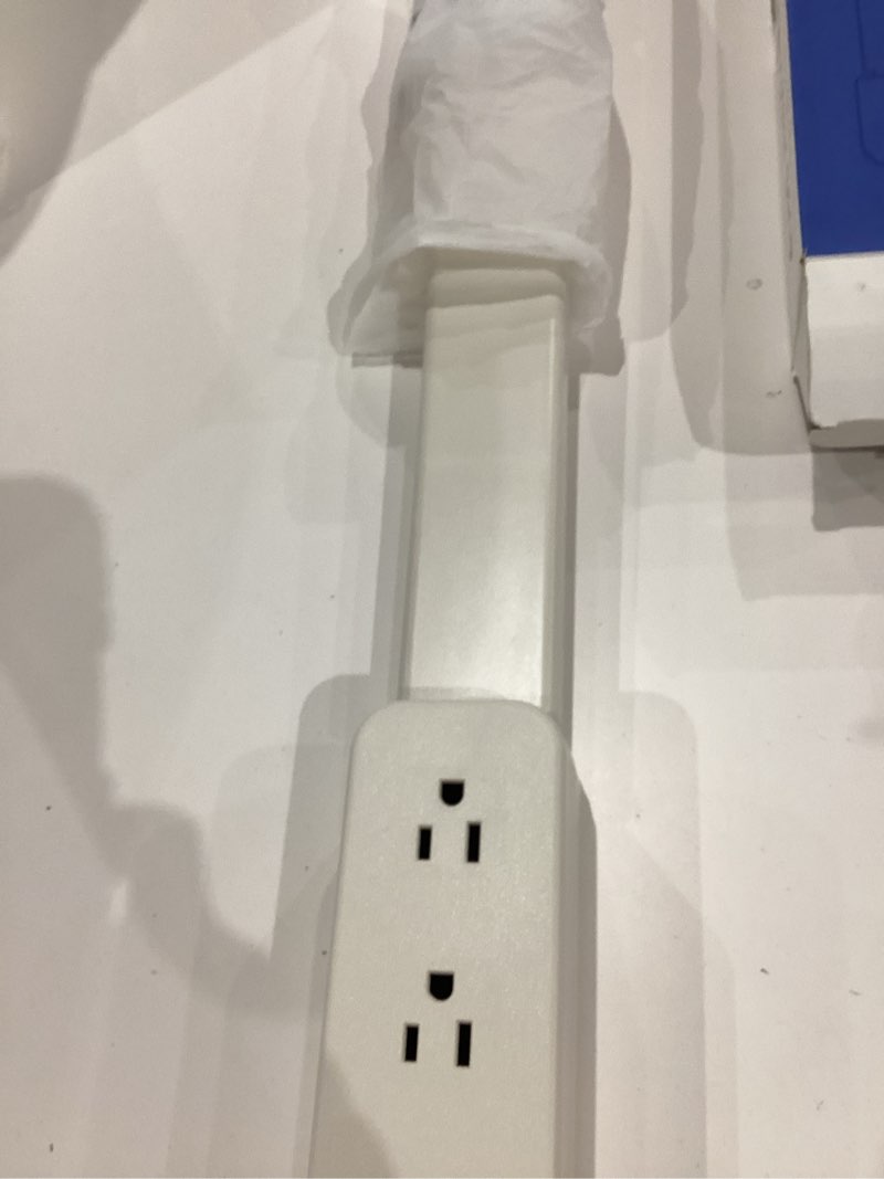 Condition photo showing As Is for Electrical Outlet Extender Stick - Features USB-A, USB-C and 2 AC Outlets, Extends 22"-34", Rotates 180° Access Hard-to-Reach Outlets, Wall Plug Power Socket Expander Nightstands, Sofa, Desks and More