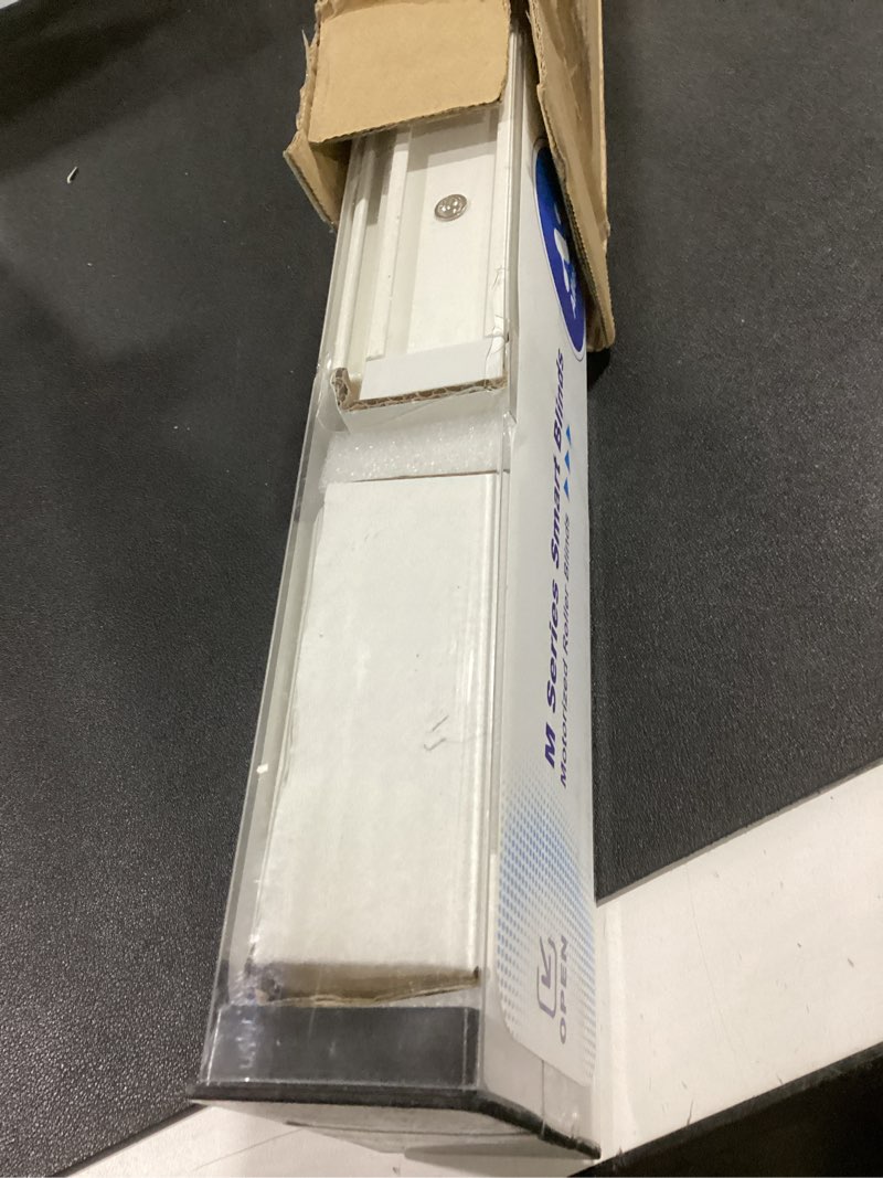 Condition photo showing New/Like New for Allesin Motorized Roller Blinds with Remote Control for Windows, Blackout Automatic Shades with Quiet Motor, Dry Battery Powered Electric Blind (White 27" W x 72" H) White 27"W x 72"H