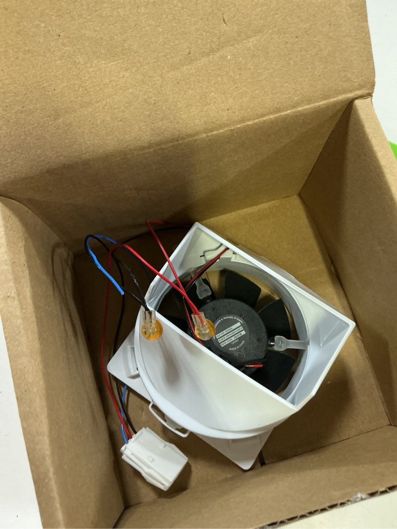 Condition photo showing Good Condition for fisher & paykel 821183p refrigerator evaporator fan motor assembly (oem) part