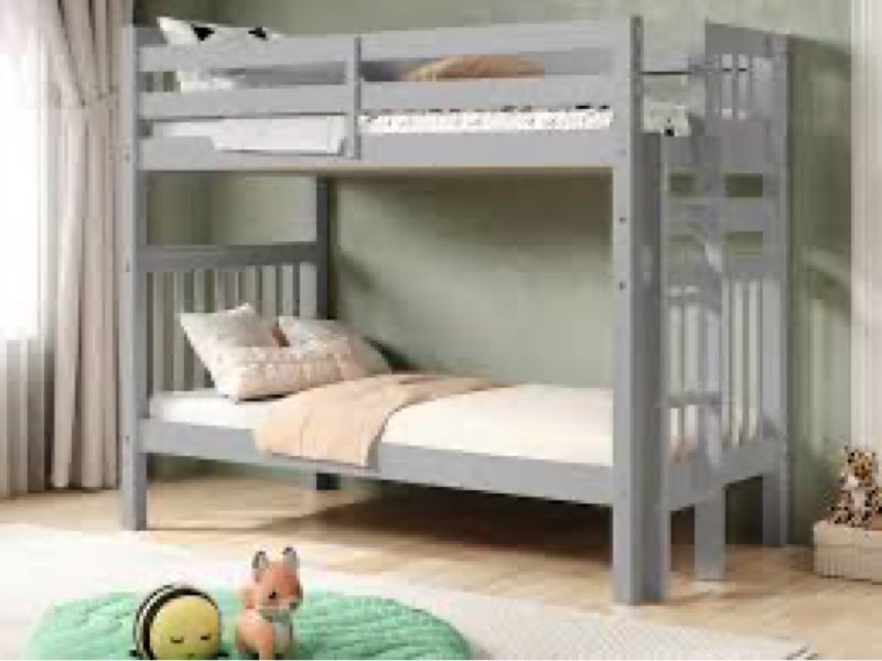 Grey bunkbed ladders