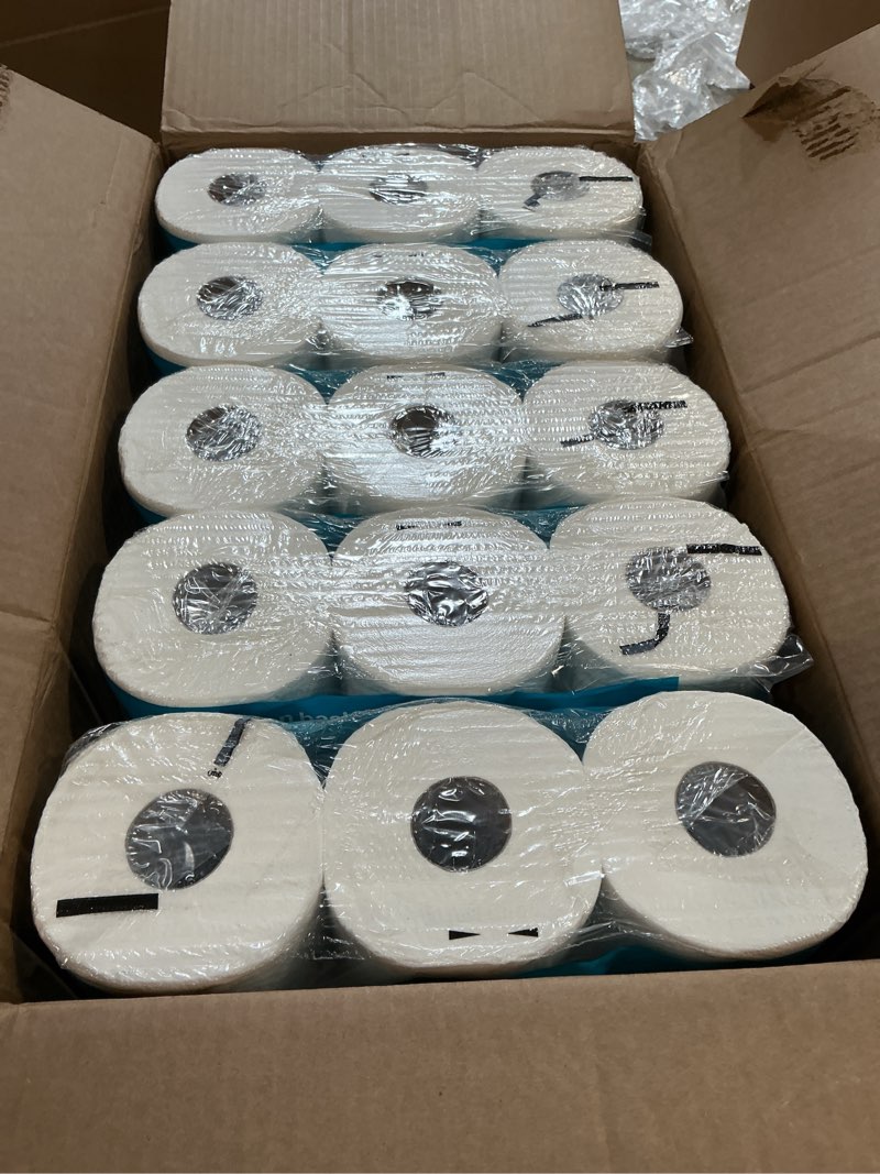 Condition photo showing New/Like New for amazon basics 2-ply soft toilet paper, 30 rolls (5 packs of 6), 350 sheets per roll, septic safe, equivalent to 185 regular rolls 350 sheet (pack of 30)