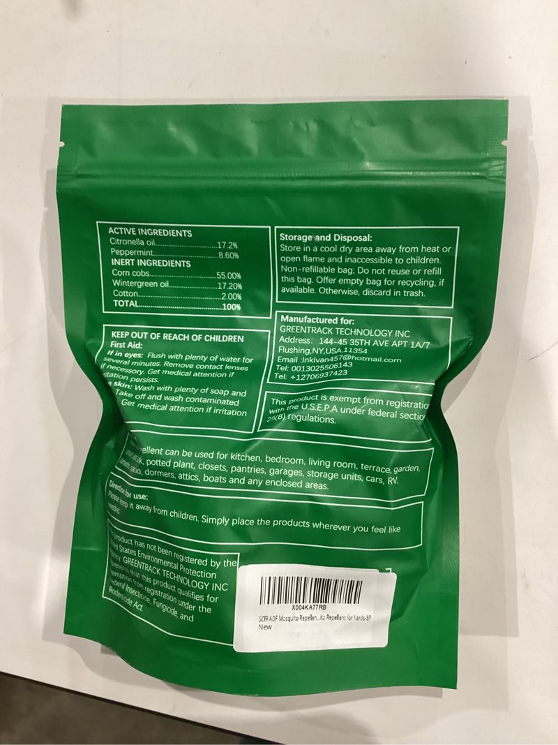 Condition photo showing New/Like New for SCFKAOF Mosquito Repellent Outdoor Patio, Mosquito Repellent for Patio, Natural Mosquito Repellant I