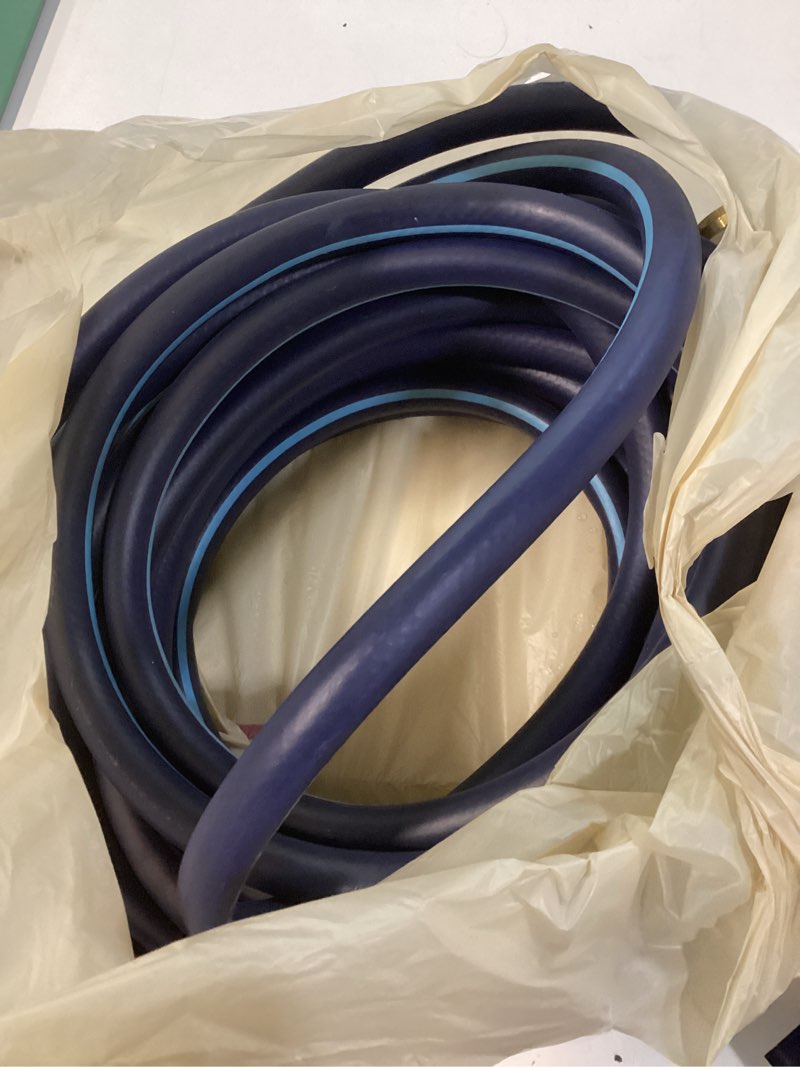 Condition photo showing As Is for project source 50ft medium duty garden hose