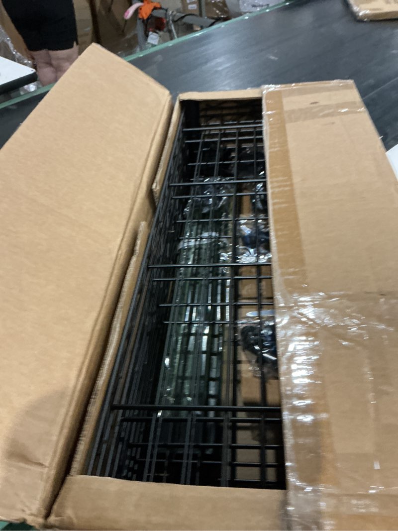 Condition photo showing As Is for m mzg 1250 lbs 5 tier shelf metal storage shelves wire rack closet organizers for garage kitchen bathroom laundry black 11.8" d x 29.5" w x 59.5" h 5 tier, 11.8" d x 29.5" w x 59.5" h black