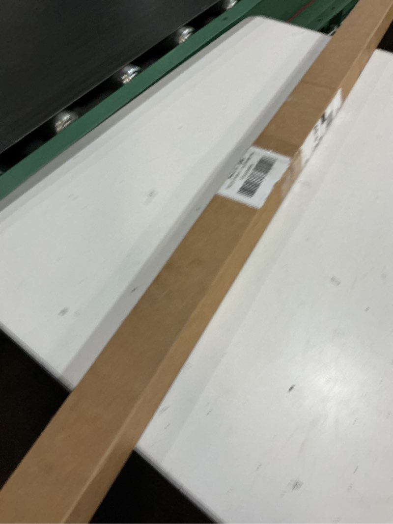 Condition photo showing New/Like New for blackout pvc light blocking strips for window shades and blinds - blocks light along the sides of blackout blinds,side tracks for cordless shades, light blocking strips for bedroom (white, 58",2pcs) white-2pcs