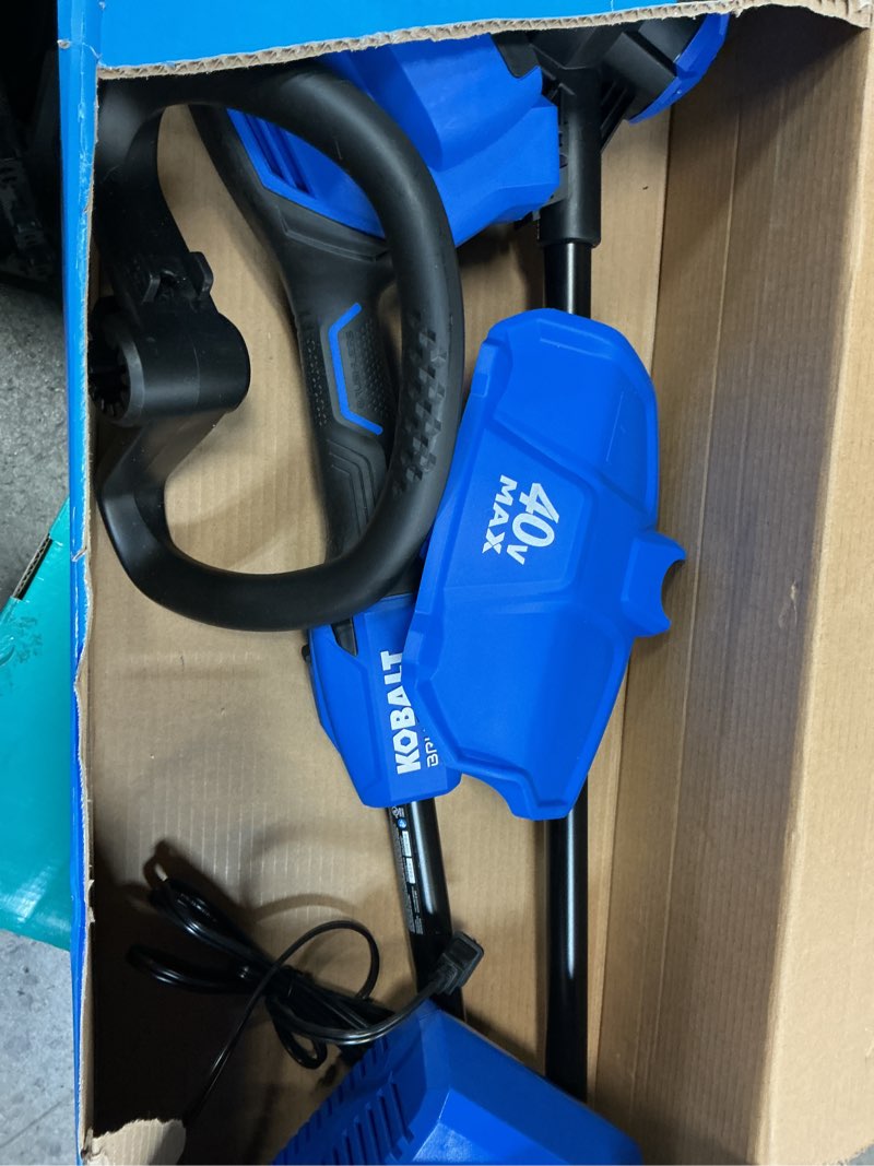 Condition photo showing Good Condition for kobalt gen4 40-volt 15-in straight shaft battery string trimmer 4 ah (battery and charger included)