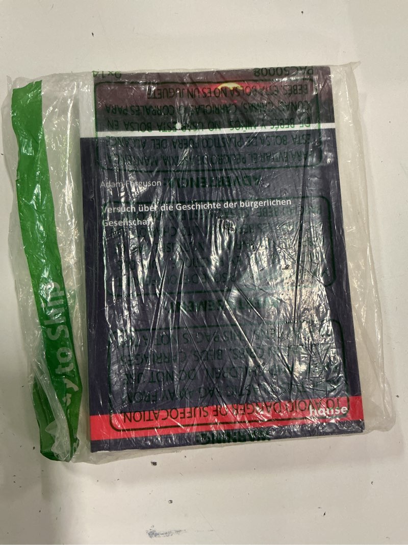 Condition photo showing As Is for Versuch über die Geschichte der bürgerlichen Gesellschaft (German Edition)