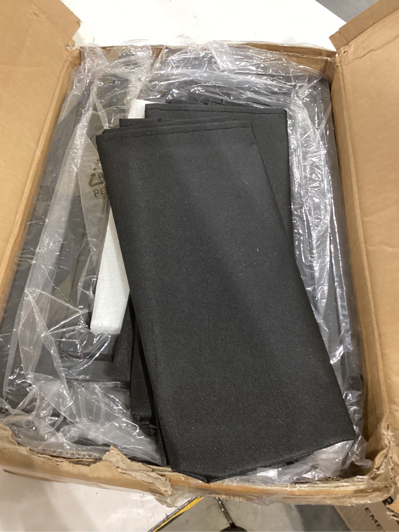 Condition photo showing Good Condition for luggage rack, folding suitcase stand for guest, foldable, luggage holders with shelf, steel frame with nylon straps for bedroom, hotel, holds up to 154 lb, black, 2 pack lr03901b 2 pack black