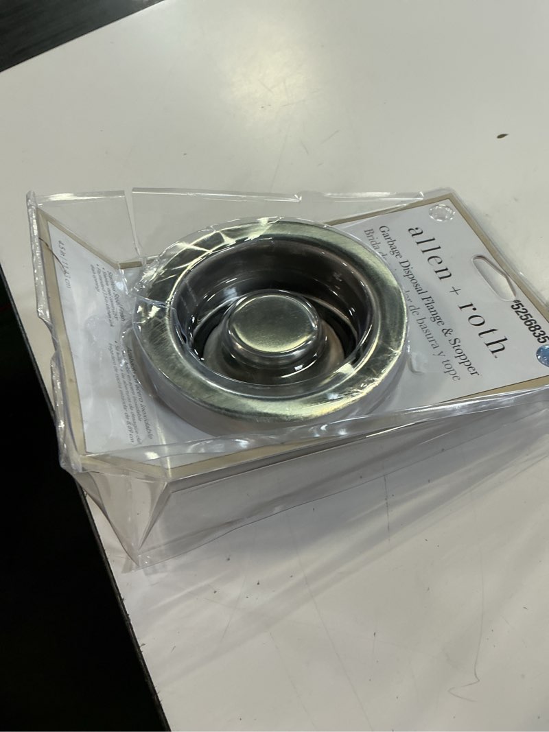 Condition photo showing New/Like New for allen + roth 4.5-in stainless steel garbage disposal sink flange