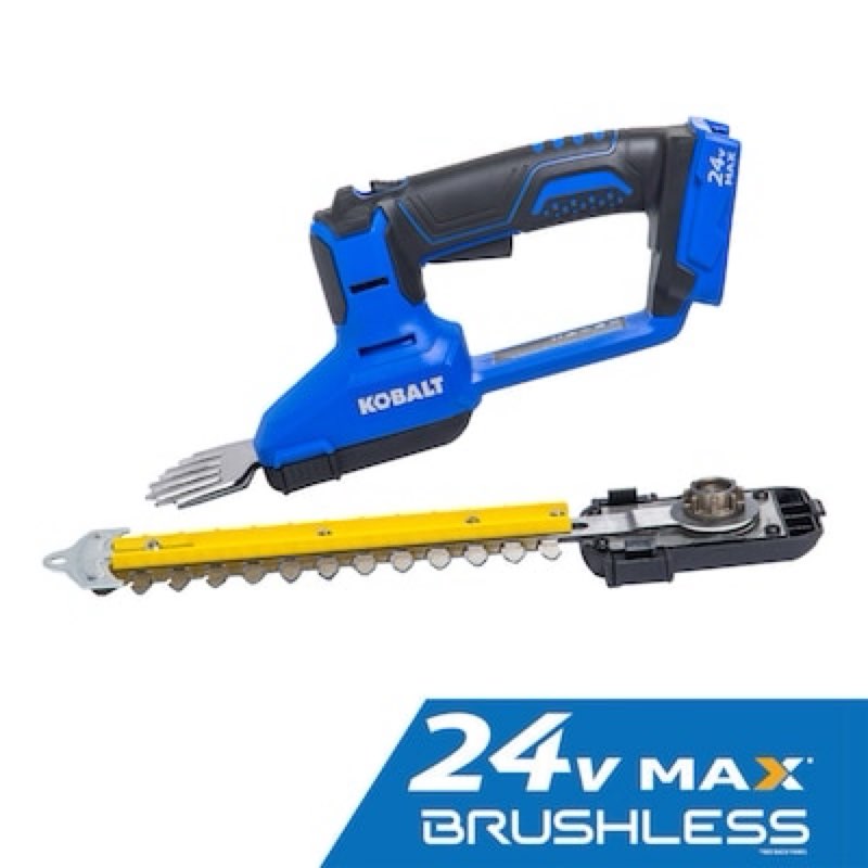 kobalt 24-volt 8-in battery hedge trimmer