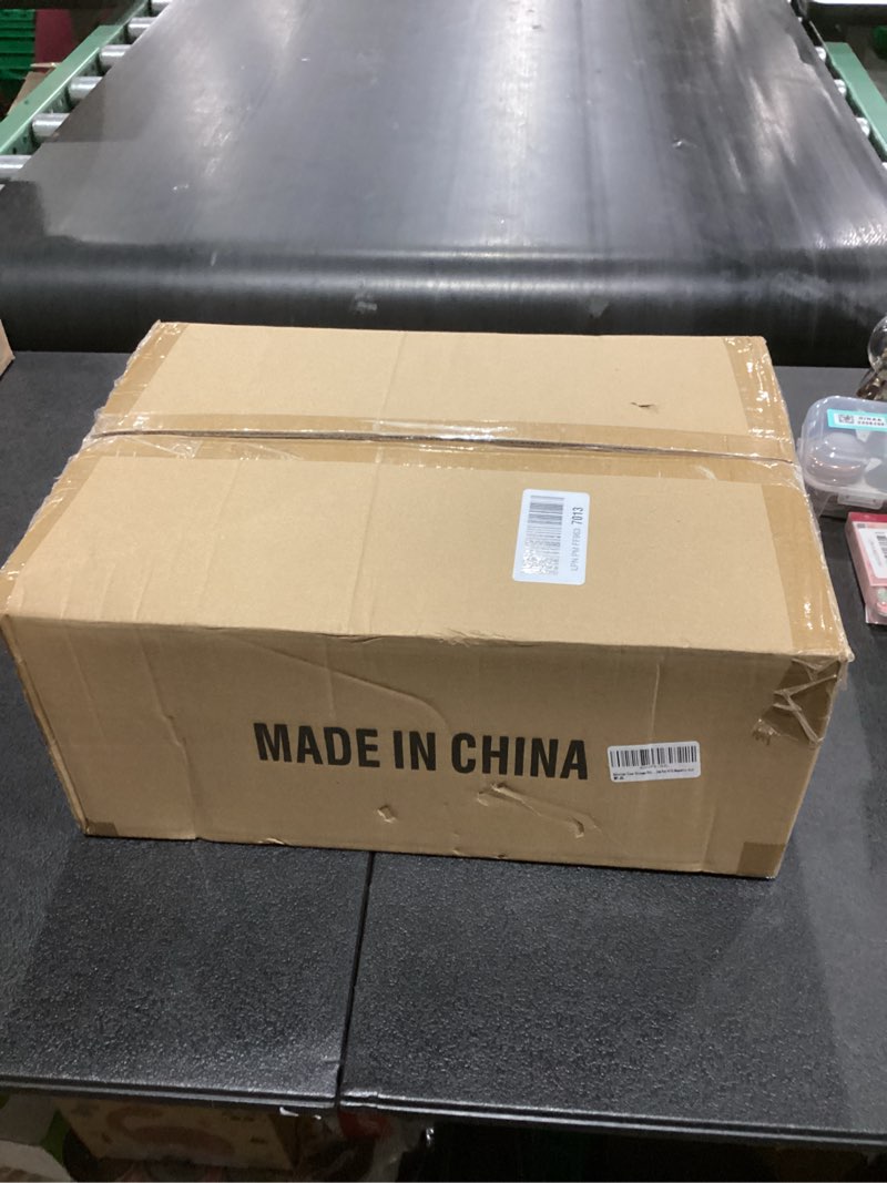 Condition photo showing New/Like New for Kmiectse Clear Storage Bins with Lids - 4 Tier Plastic Bins with Wheels, Stackable Storage Bin, Closet Organizers Box for Bedroom, Living Room, 23 QT Folding Box with Magnetic door White 23QT-4Pack&1Lid