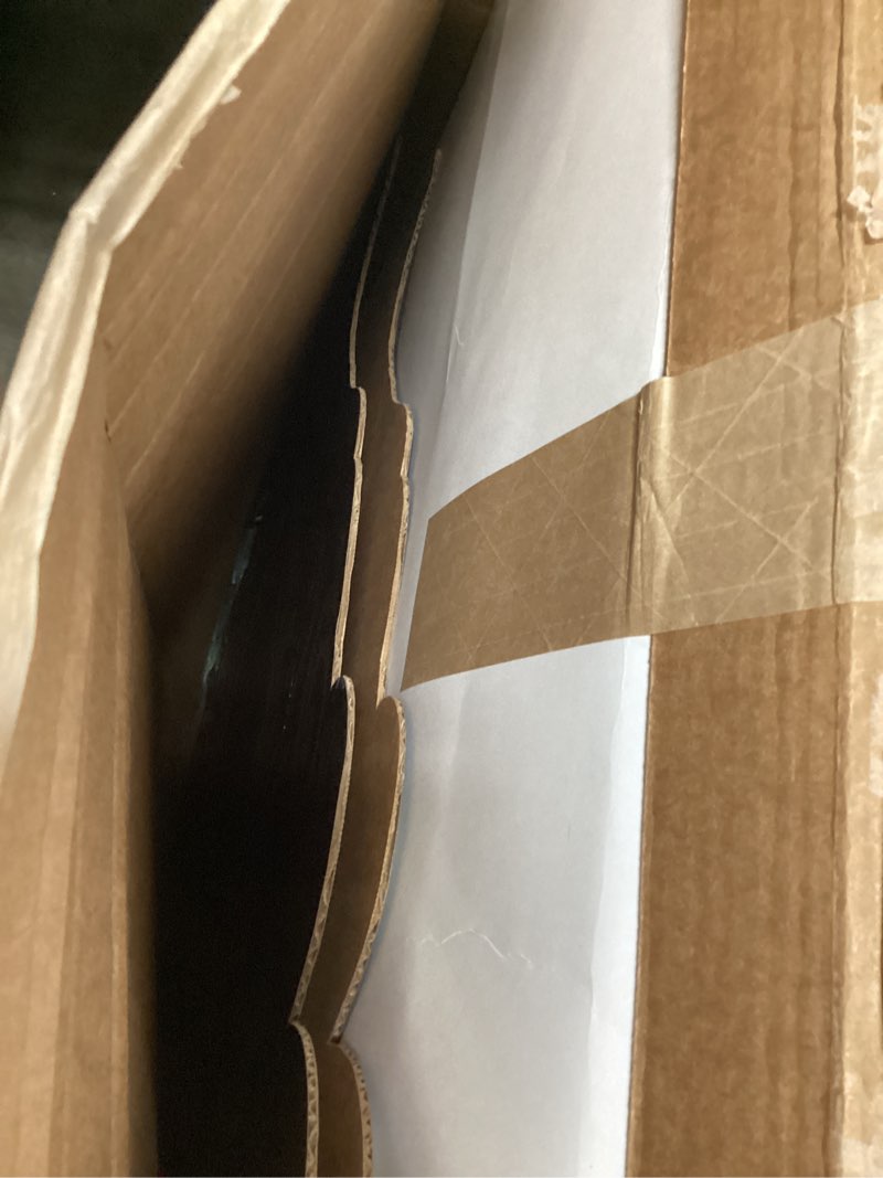Condition photo showing As Is for beistle 3' x 4' 4.5" stand-up venetian mask photo prop for mardi gras prom, masquerade ball decorations, photography backdrop