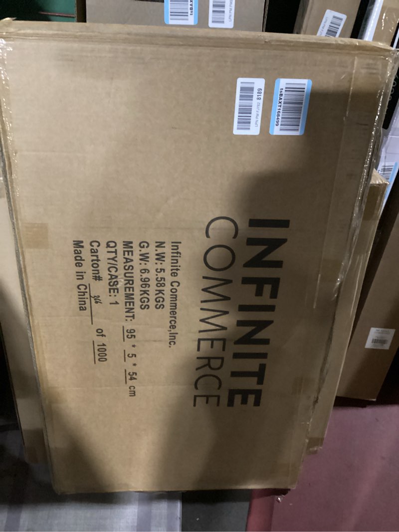 Condition photo showing New/Like New for IMPRESA Tempered Glass Desk Mat - Scratch-Resistant Clear Desk Mat - Clear Table Cover Protector for Table Top - Dry-Erase Desktop Surface for Notes & Photos - 20 x 36 in, Transparent 20 x 36 Inch