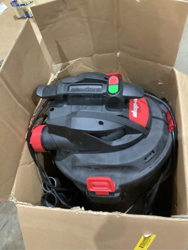 Condition photo showing Good Condition for shop-vac 10-gallon 5.5 hp corded wet/dry shop vacuum with accessories included item #6548908 | model #5430126
