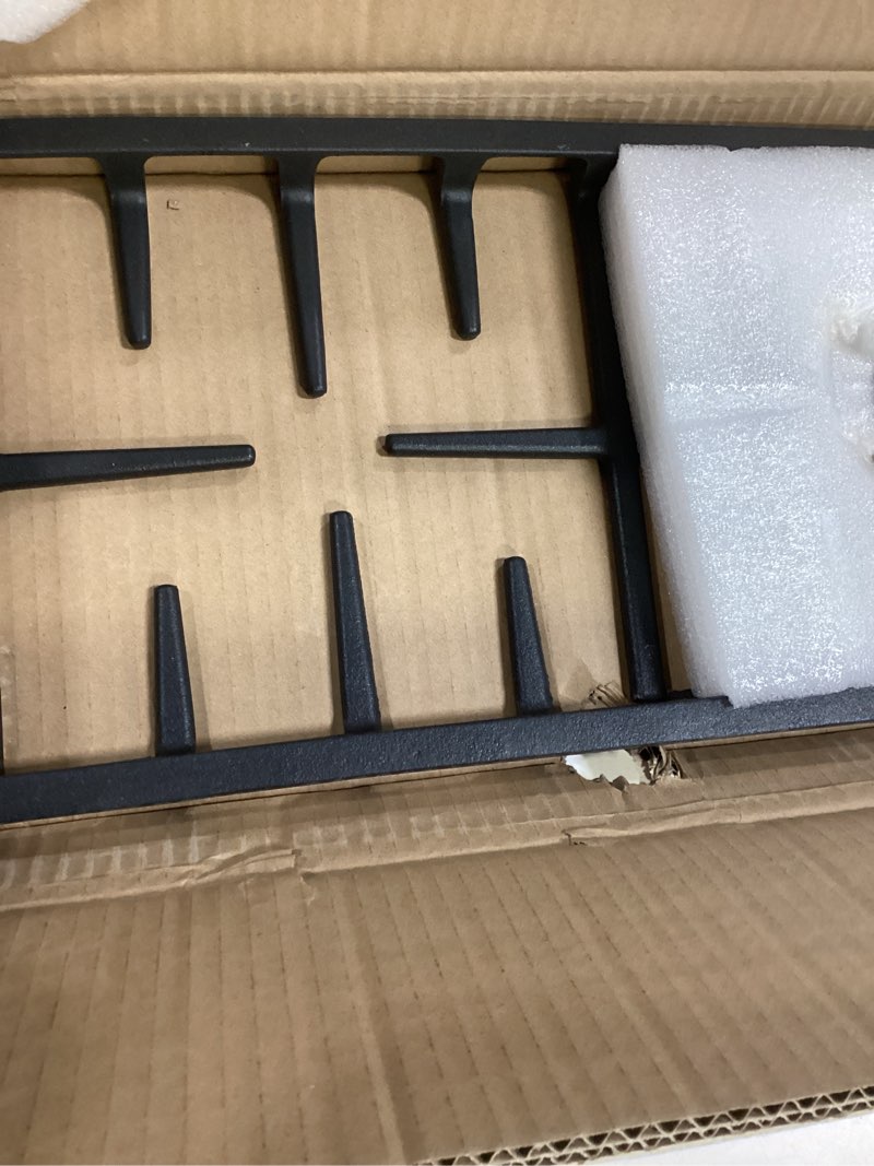 Condition photo showing Good Condition for WB31X27150 Heavy-duty Cast Iron Center Grate Replacement for GE Gas Stove JXGRATE1 WB31X24737 General Electric Gas Range Burner Grate Stove Surface Top Center Grate Cast Iron Rack