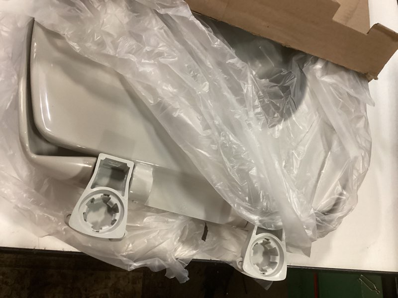 Condition photo showing Good Condition for bemis classic colors slow close toilet seat, easy clean hinges and durable plastic seat, made in usa, elongated, ice grey elongated ice gray