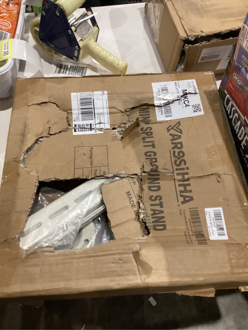 yarssihha mini split stand for 9000-36000 btu air conditioner condenser, outdoor adjustable heat pum