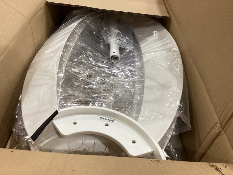 Condition photo showing Good Condition for 52 inch white modern ceiling fans with lights and remote,new round 3 blades with 24w 2400lm high bright led light, quiet powerful dc pure copper motor for patio living room bedroom indoor outdoor