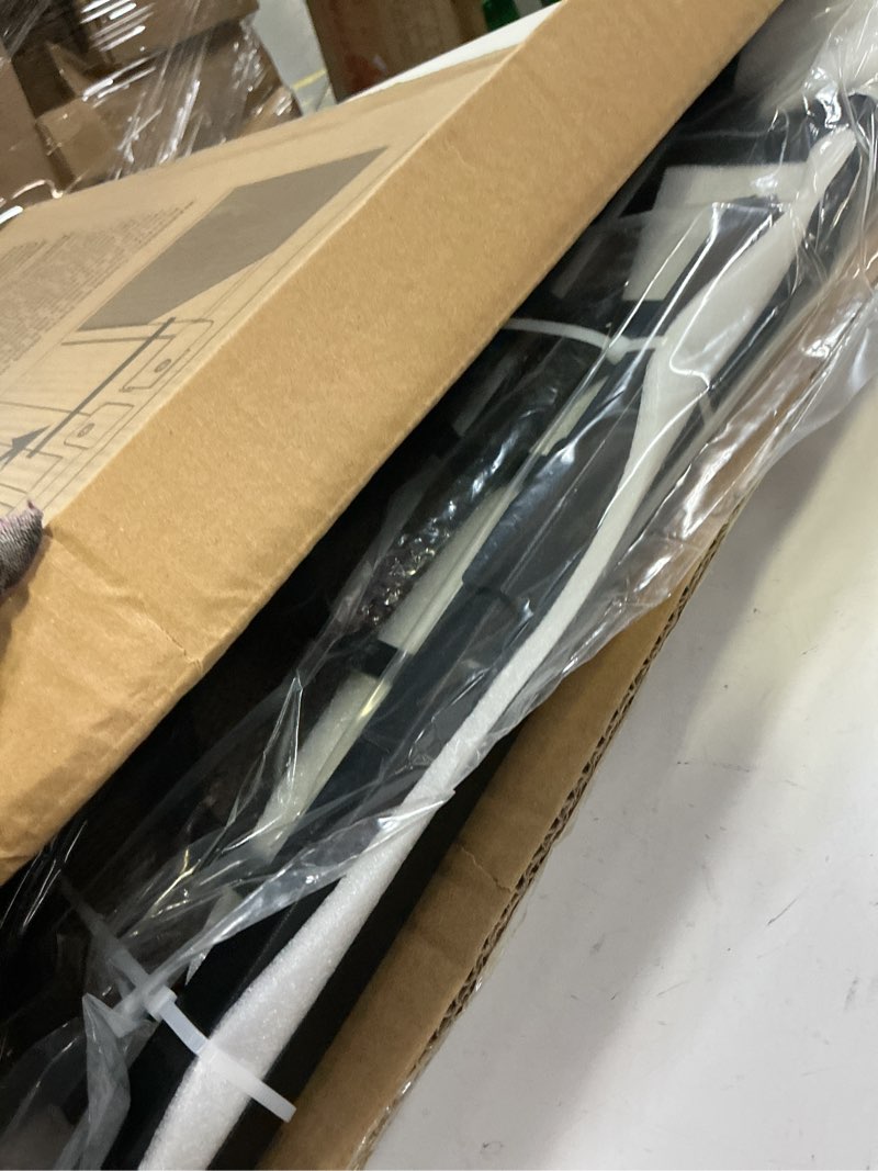 Condition photo showing New/Like New for 29.5-48" baby gate for stairs, pressure mount no drill, lift to unlock child proof, one-hand auto close walk through pet dog gate for doorways, fits 4 different width ranges, black black 29.5-48"w x 30.5"h