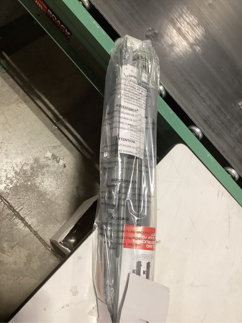 Condition photo showing Good Condition for 96 Inch Wide Reinforced Retractable Dog Gate with Support Rods - Prevent Crawling Under, Extra Long Retractable Baby Gate Large Dog Gate Indoor/Outdoor Retractable Pet Gate, Gray Gray (33" Tall x 96" Wide)