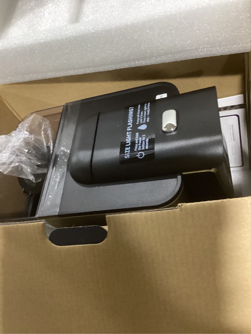 Condition photo showing New/Like New for Hot & Iced Coffee Maker with Bold Setting, Single Serve Coffee Maker for K Cup and Grounds, 6-14 Oz Brew Sizes, 50 Oz Removable Water Tank, One Cup Coffee Machine with Reusable Filter, Black
