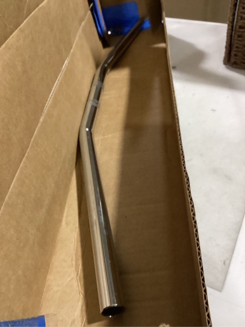 Condition photo showing Good Condition for Motorcycle Handlebar 7/8" 22mm Black Drag Straight Bar Cafe Racer for Honda Kawasaki Yamaha Suzuki Harley Chopper Bobber 22mm-Chrome